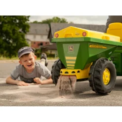 Aanhanger Rolly Toys John Deere Strooiwagen