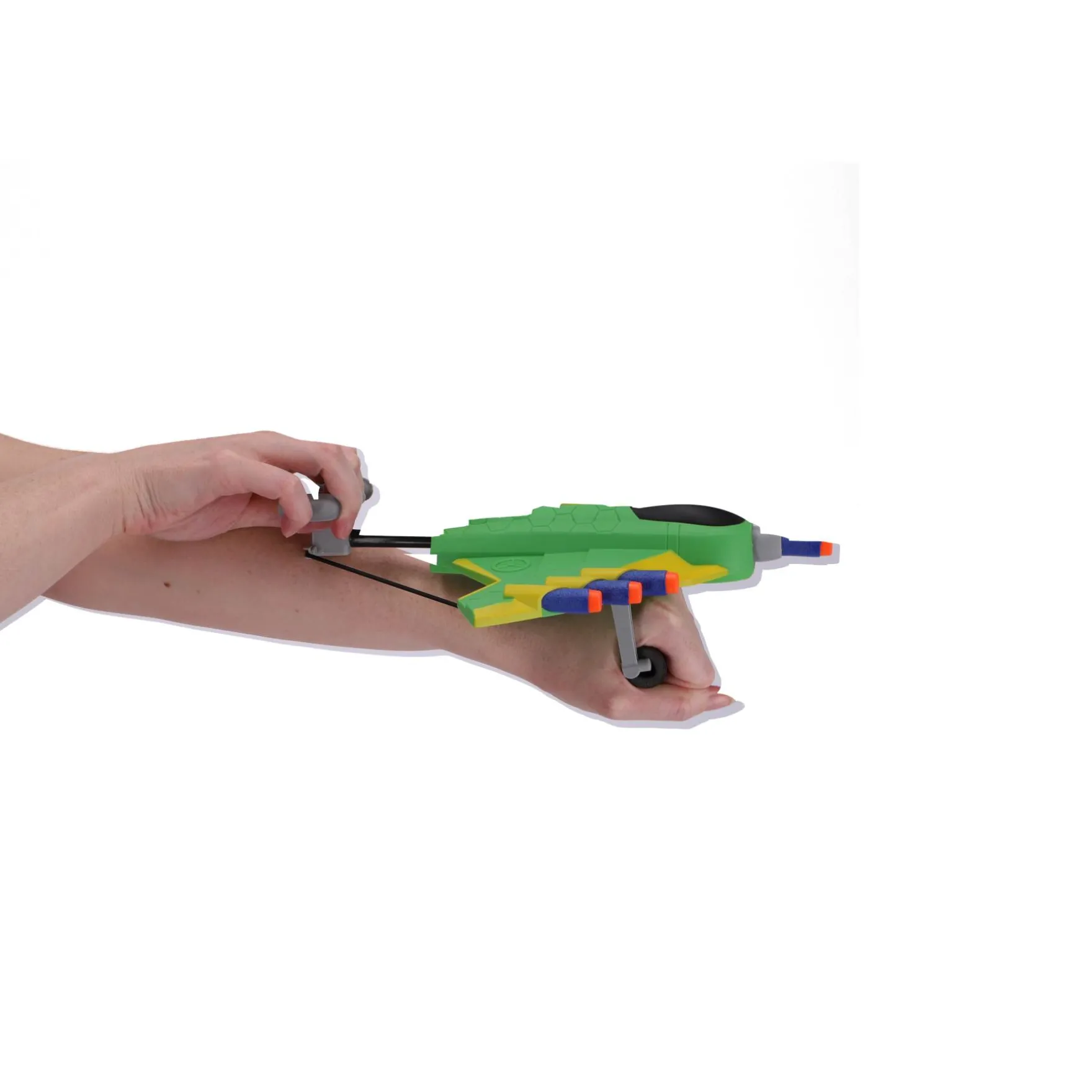 Afschietvliegtuig met foam pijltjes 3 assorti