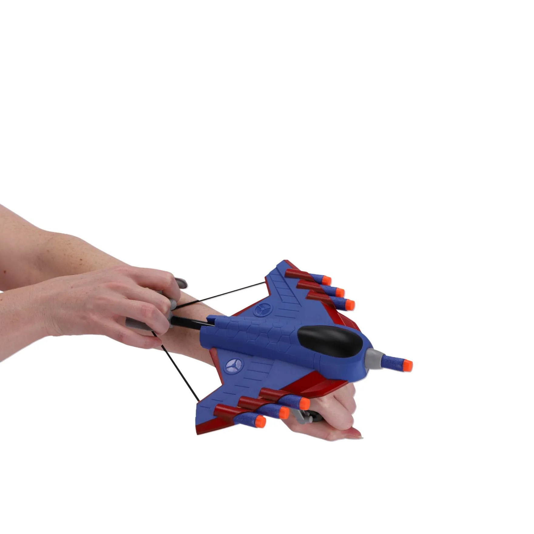 Afschietvliegtuig met foam pijltjes 3 assorti