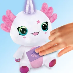 Airbrush pluche axolotlcorn oplichtend