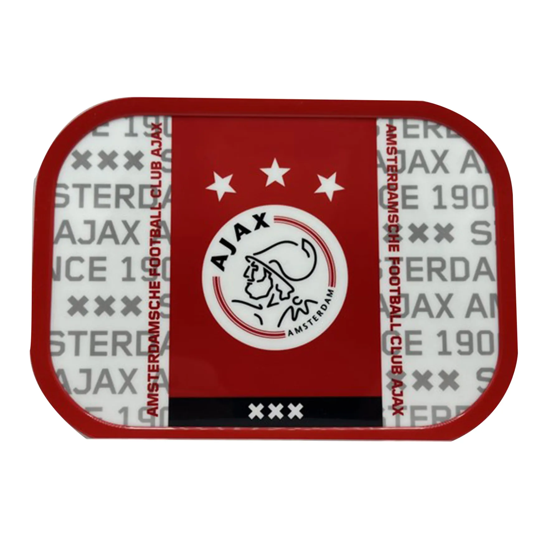 Ajax lunchbox wit/rood/wit logo