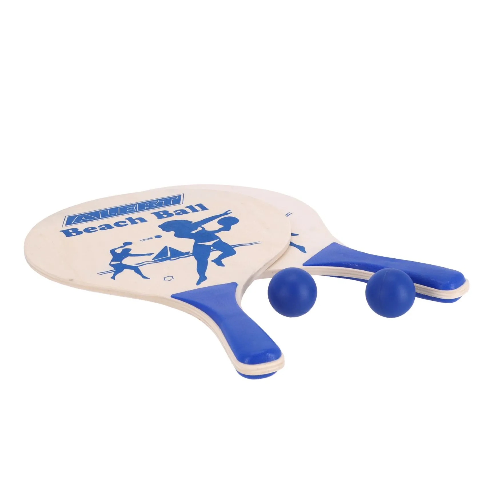 Alert Outdoor Beachball Set Hout Deluxe