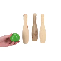 Alert Outdoor Bowling Set Hout