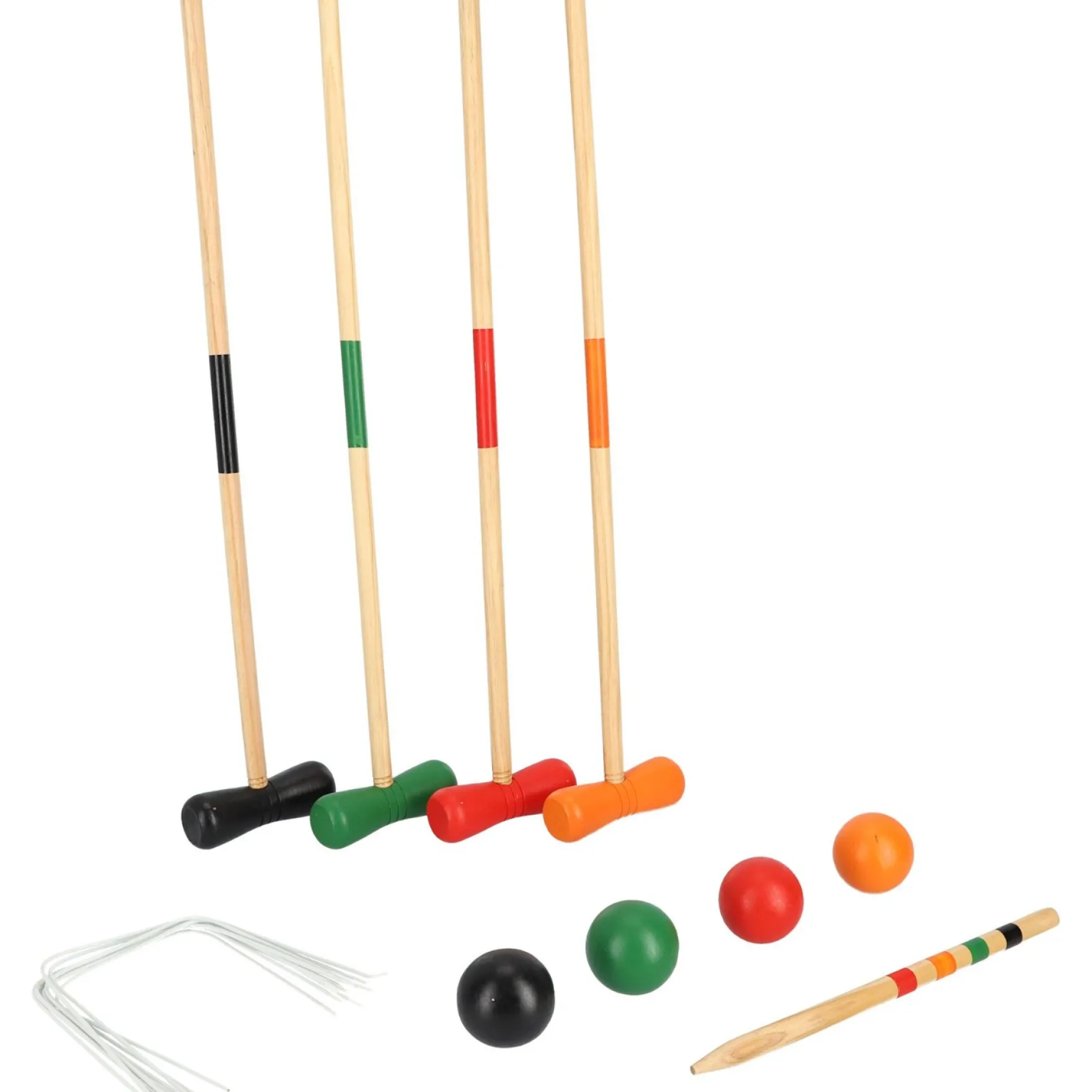 Alert Outdoor Croquet Hout XL 75 Cm Met Handig Opbergnet