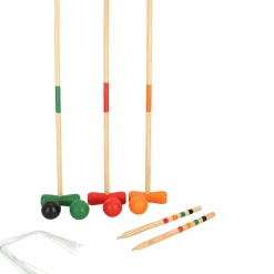 Alert Outdoor Croquet Hout XL 75 Cm Met Handig Opbergnet