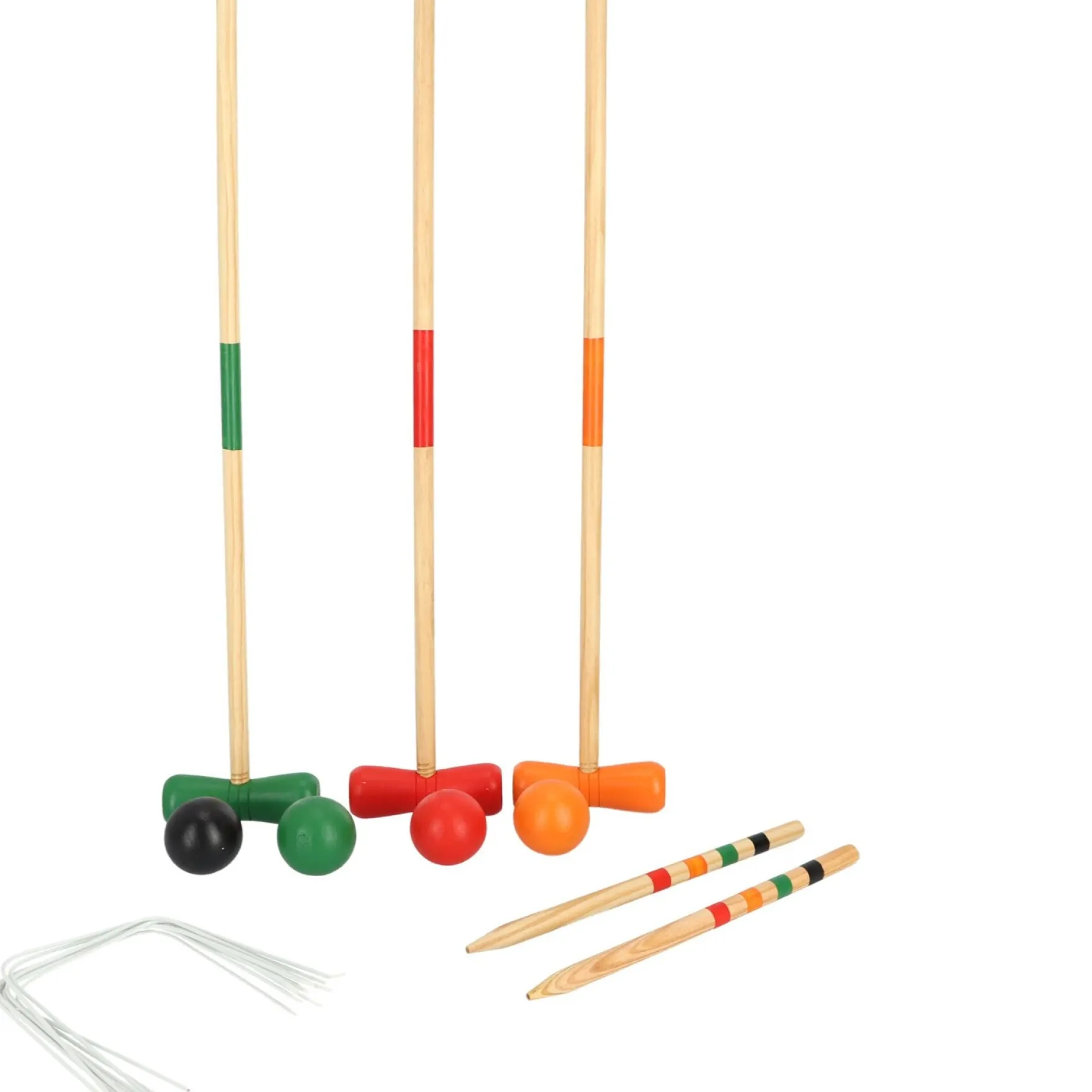 Alert Outdoor Croquet Hout XL 75 Cm Met Handig Opbergnet