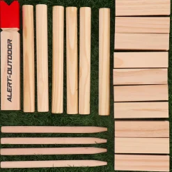 Alert Outdoor Kubb Werpset Basic King 30 Cm