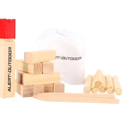 Alert Outdoor Kubb Werpset Basic King 30 Cm