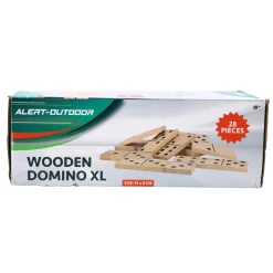 Alert Outdoor Spel Domino XL Hout 7,5 x 15 cm  7,5x15cm