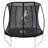 Alert Outdoor Trampoline Met Vangnet Zwart 244 Cm