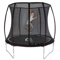 Alert Outdoor Trampoline Met Vangnet Zwart 244 Cm