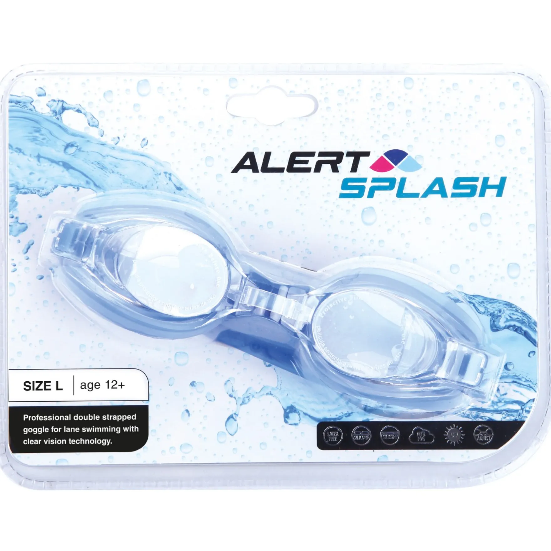 Alert Splash zwembril Maat L 2 assorti