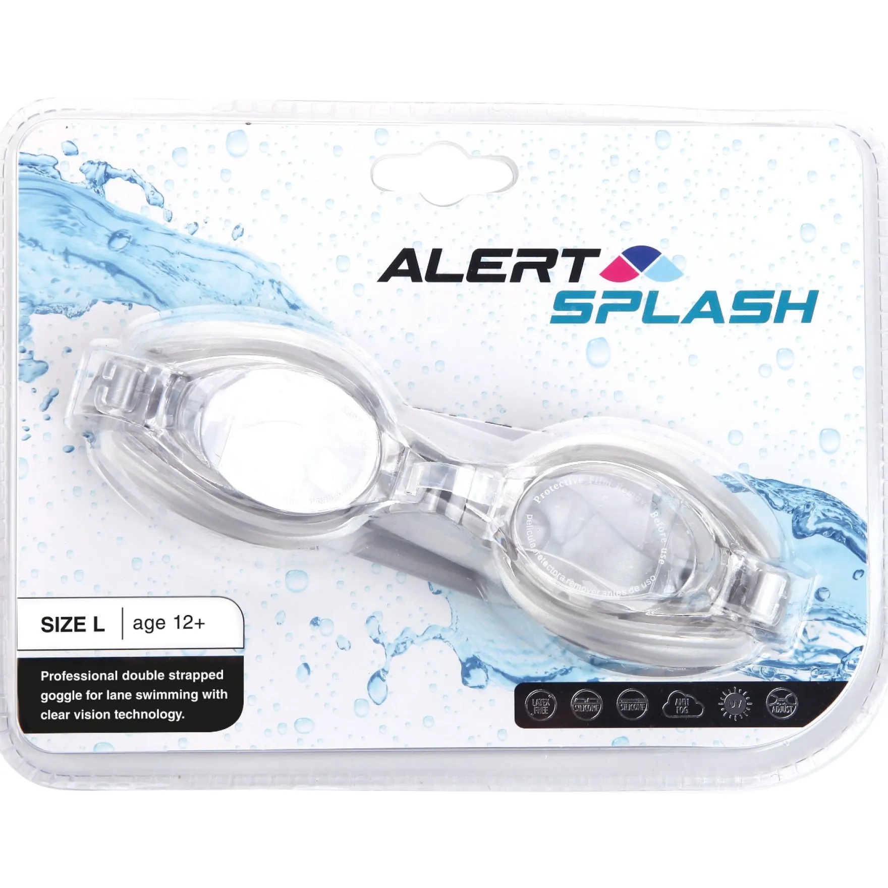 Alert Splash zwembril Maat L 2 assorti