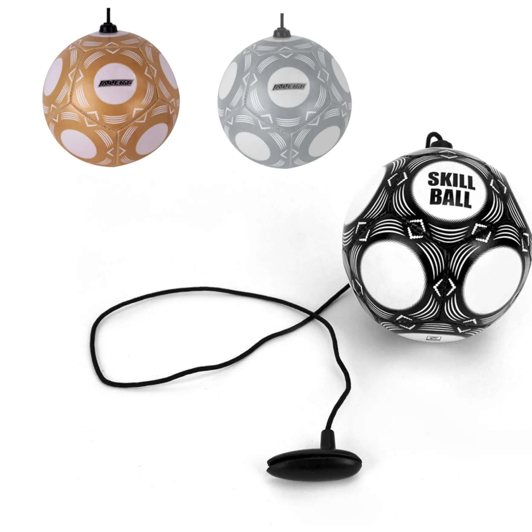 Alert Sport Trainingsbal Met Verstelbaar Koord 3 Assorti