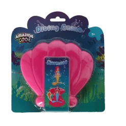 Amazing cool duik schelp met zeemeermin magic 2  assorti