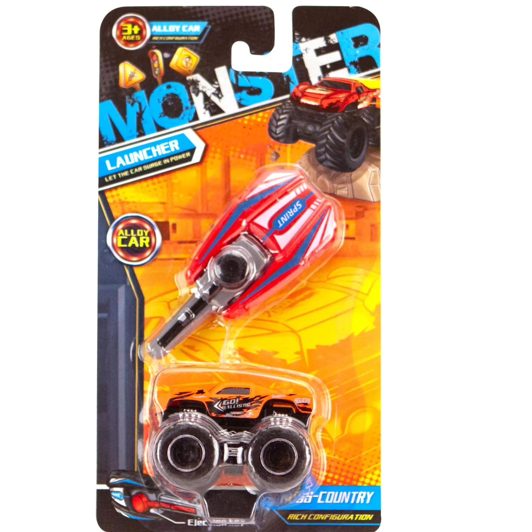 Auto Die Cast Met Launcher Assorti