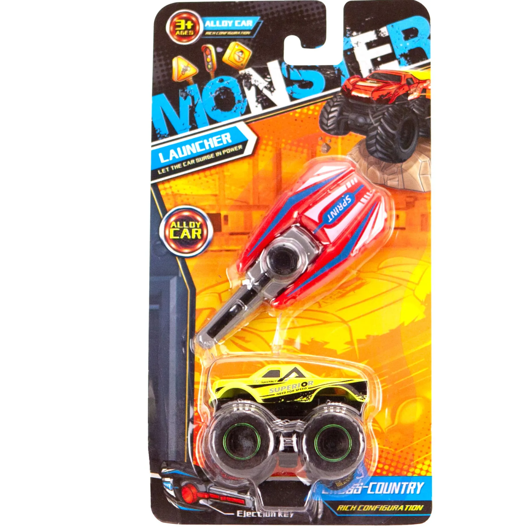 Auto Die Cast Met Launcher Assorti