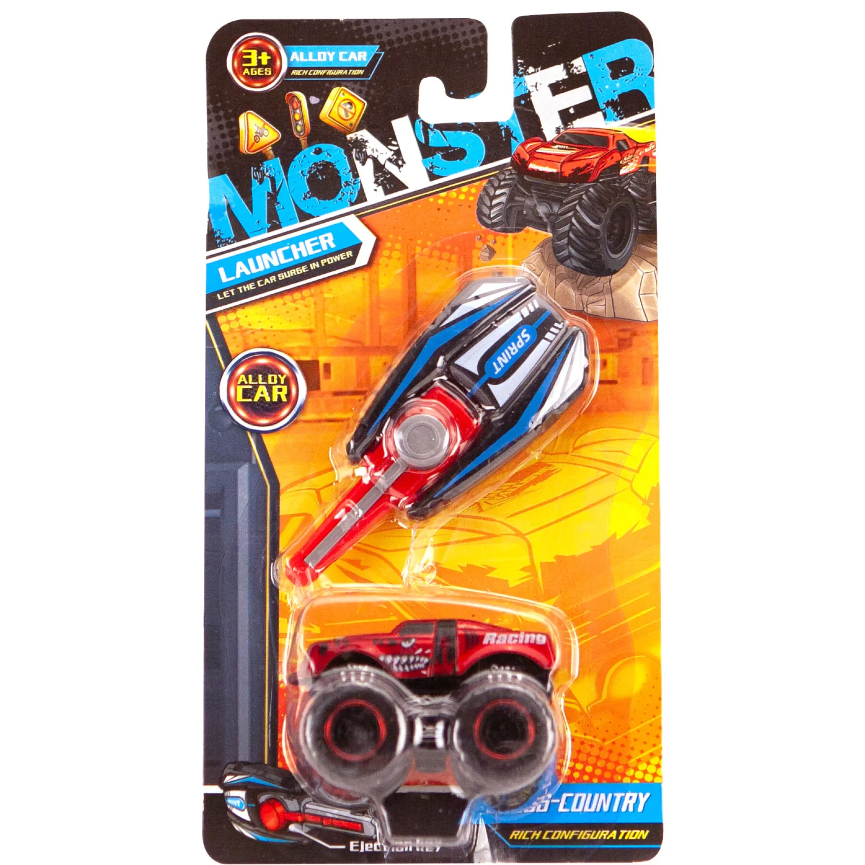 Auto Die Cast Met Launcher Assorti