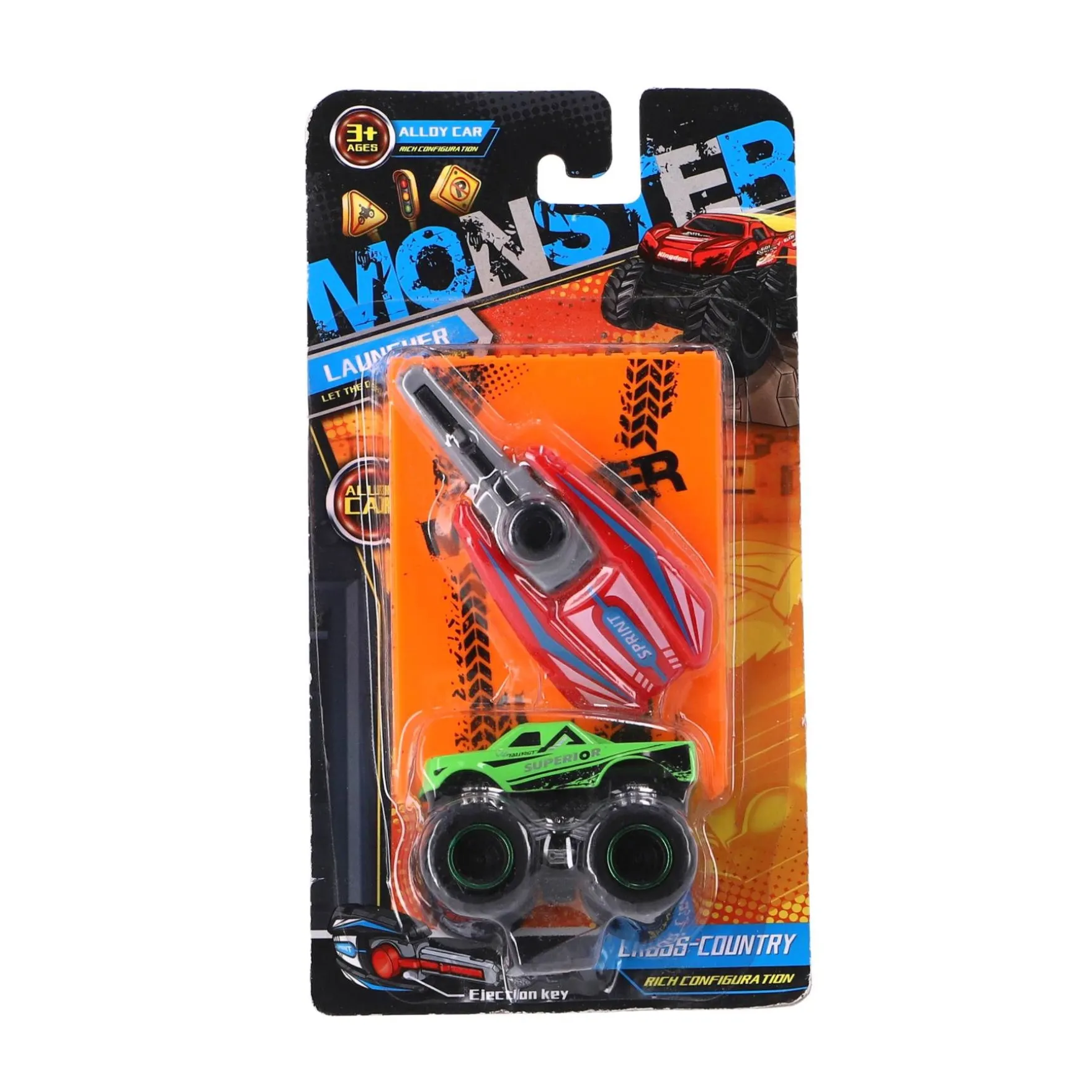 Auto Die Cast Met Launcher Assorti