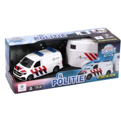 Auto Volkswagen transporter politie en aanhanger  NL