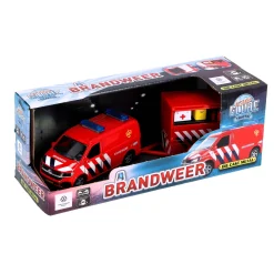 Auto Volkswagen transporter brandweer en aanhanger NL