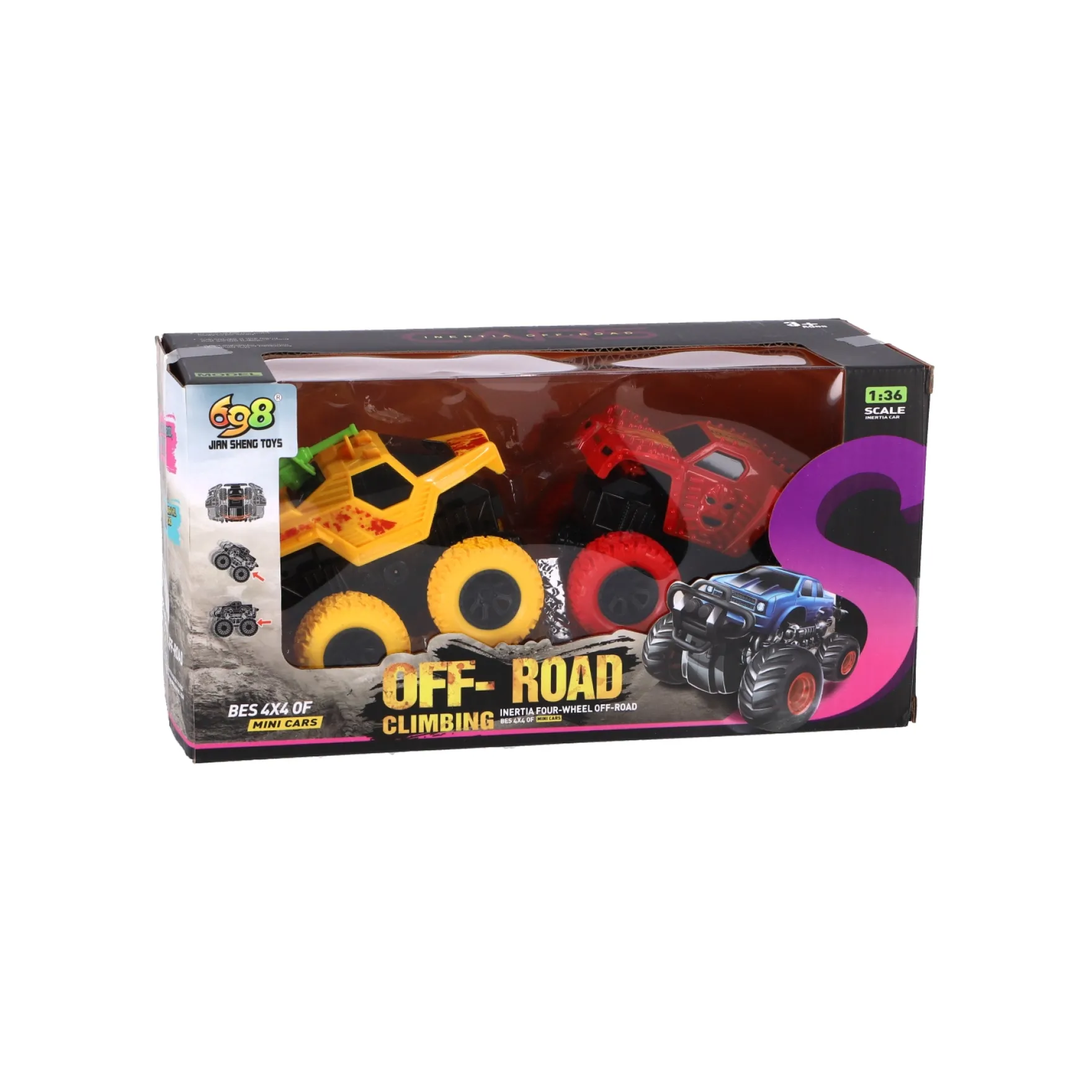 Auto 4X4 Off-Road Met Frictie Duo Pack