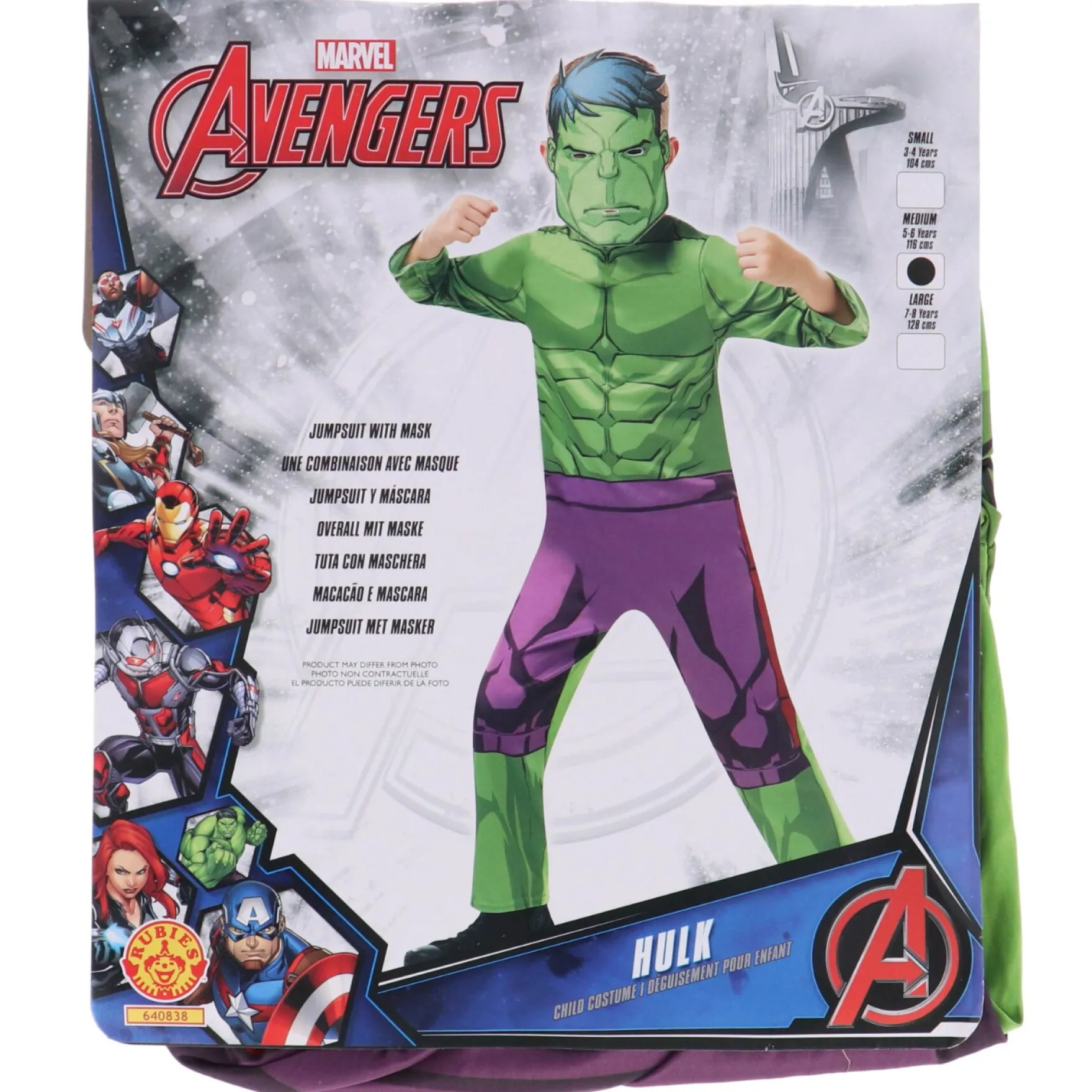Avengers Verkleedset 7-8 Jaar