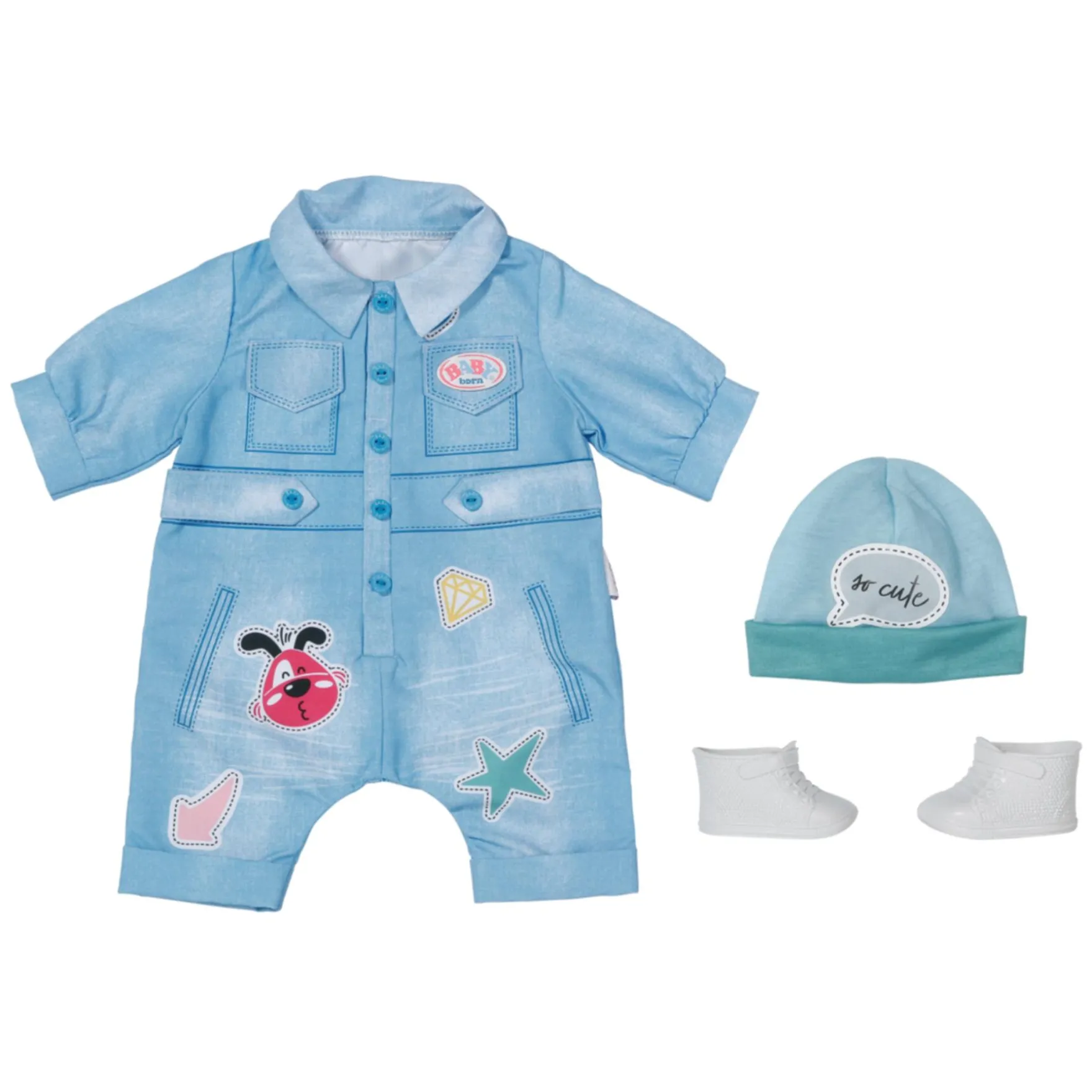 BABY born Deluxe Jean Overall 43cm