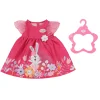 Baby born dress flowers 43 cm