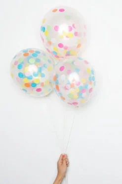Ballon Confetti 6 Stuks 30 Cm