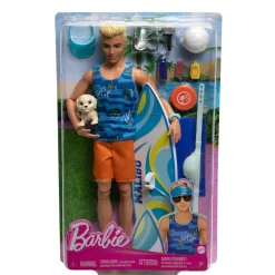 Barbie beach pop met surfplank