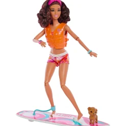 Barbie beach pop met surfplank