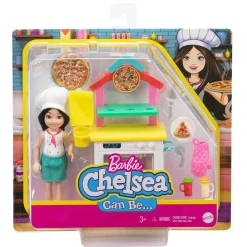 Barbie Chelsea Speelset Hondentrainer of  Pizzabakker
