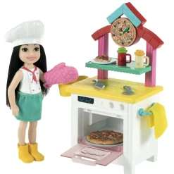 Barbie Chelsea Speelset Hondentrainer of Pizzabakker