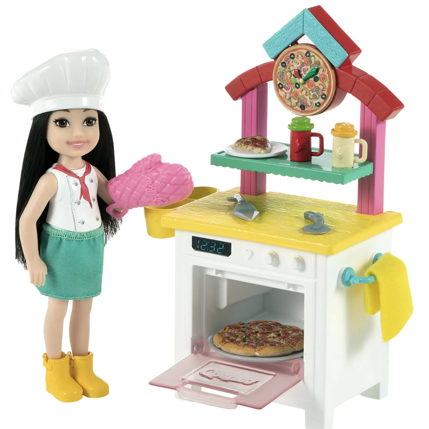 Barbie Chelsea Speelset Hondentrainer of Pizzabakker