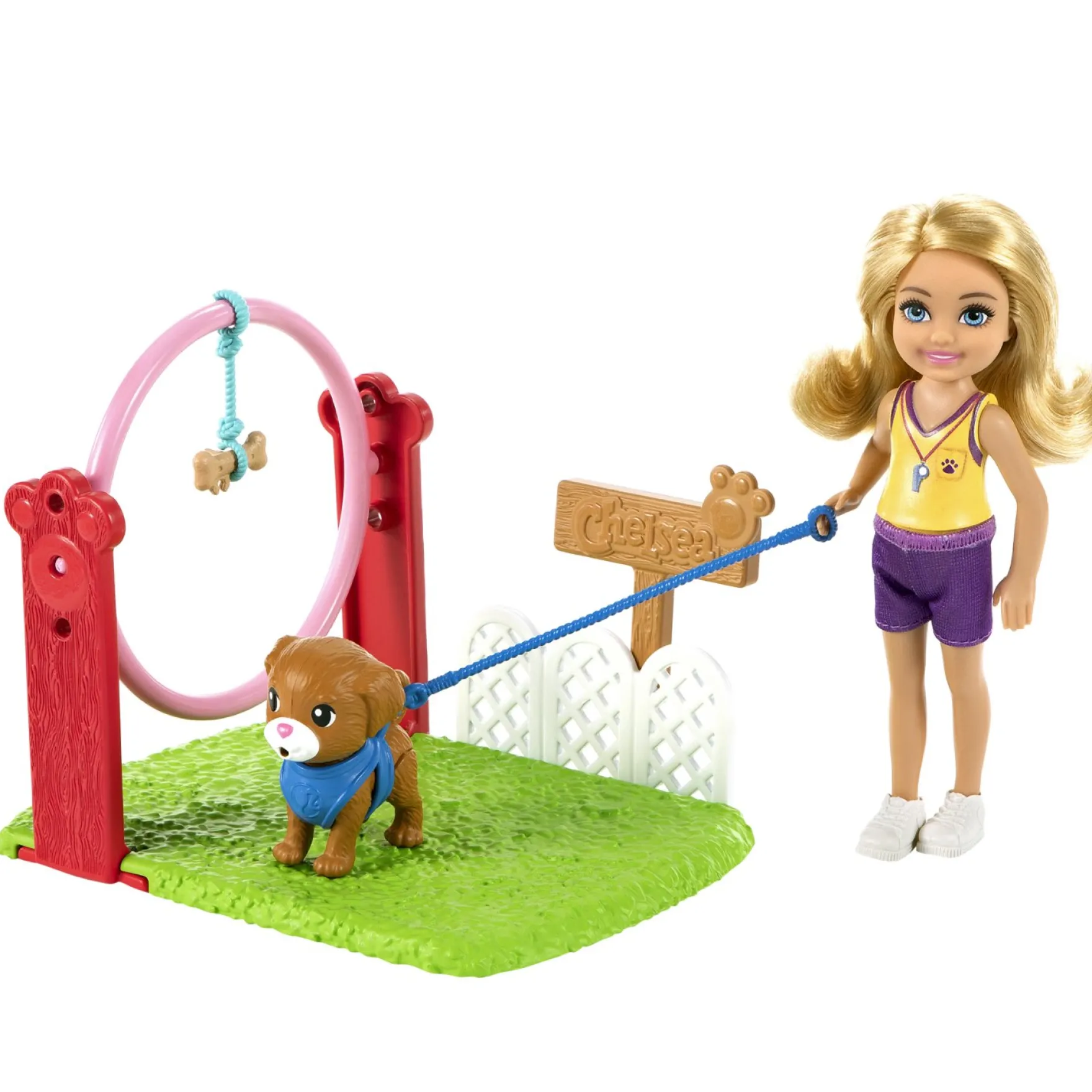 Barbie Chelsea Speelset Hondentrainer of Pizzabakker