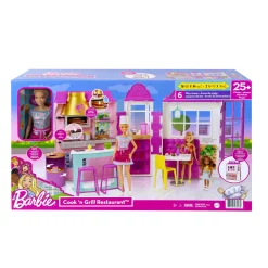 Barbie Cook ‘n Grill Restaurant Doll and Playset