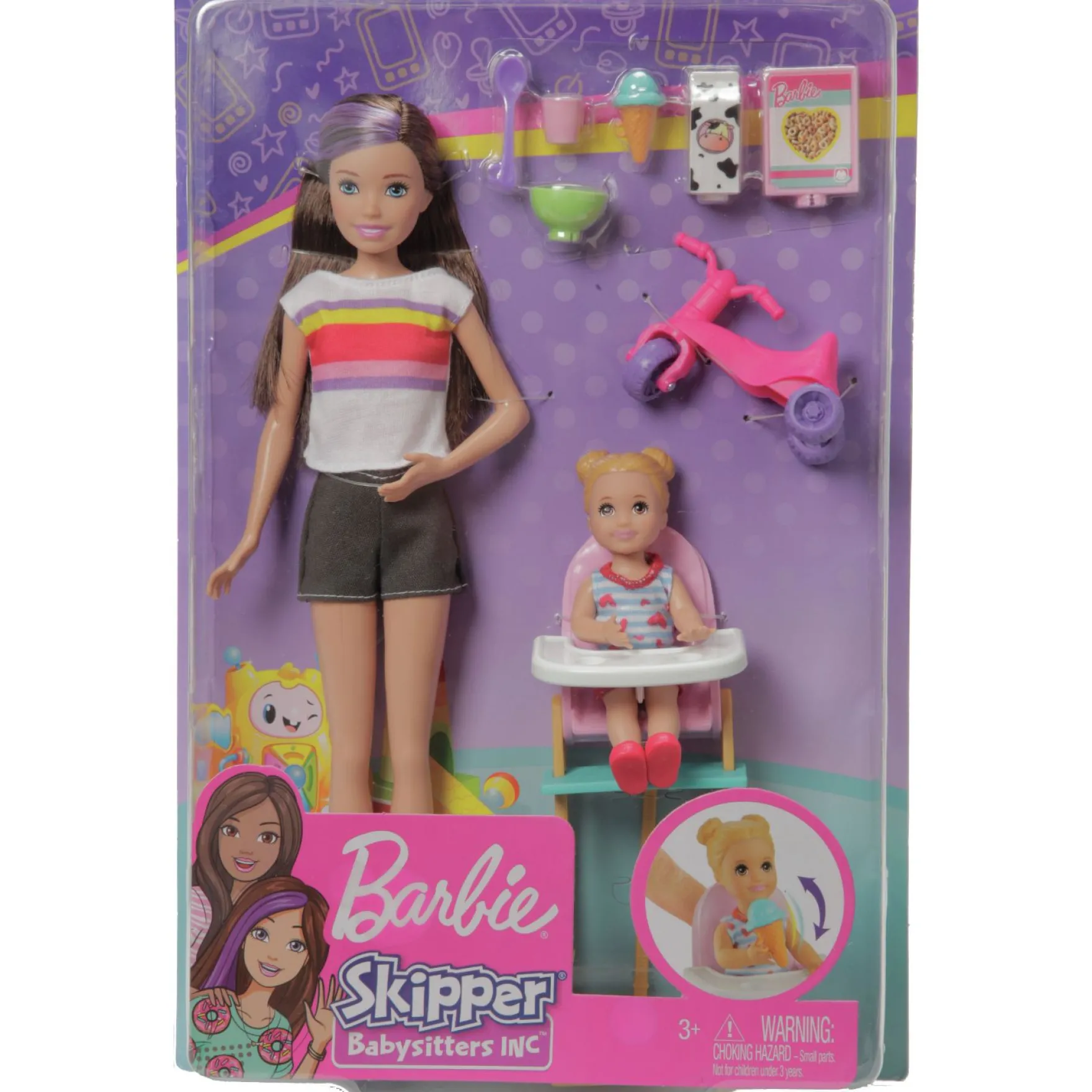 Barbie Family Babysitters Speelset Assorti