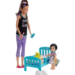 Barbie Family Babysitters Speelset Assorti