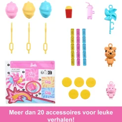 Barbie family cotton candy & game playset