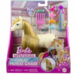 Barbie Family Horse chase pony met accesoires