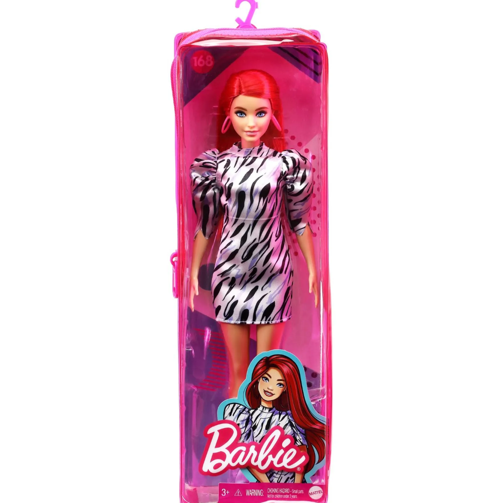 Barbie Fashionista Pop Zwart Wit Jurkje
