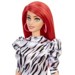 Barbie Fashionista Pop Zwart Wit Jurkje