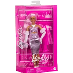 Barbie Fashionsta pop deluxe+metallic roze haar