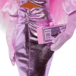 Barbie Fashionsta pop deluxe+metallic roze haar