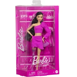 Barbie Fashionsta pop deluxe+prothese & roze jurk