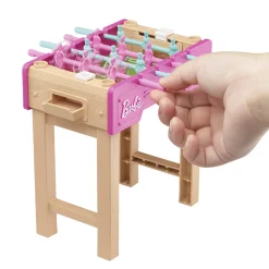 Barbie Mini Playset Voetbaltafel Met Hondje