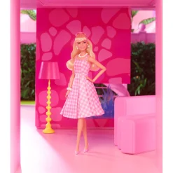 Barbie signature movie barbie met geruite jurk
