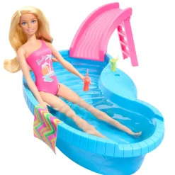 Barbie Zwembad Met Pop