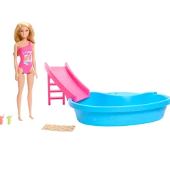 Barbie Zwembad Met Pop